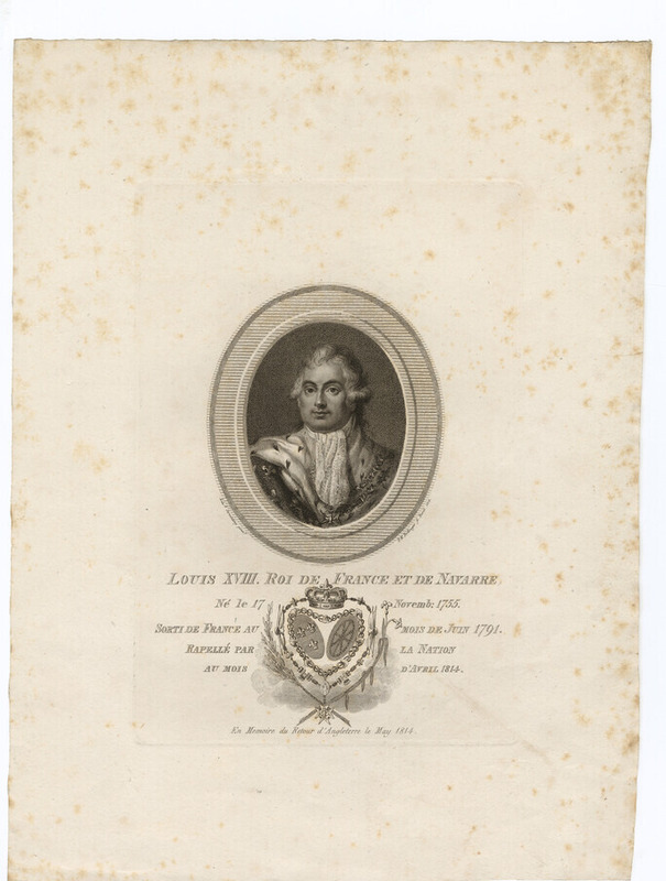 Portrait of Louis XVIII