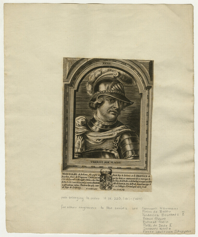 Portrait of king Wenceslaus