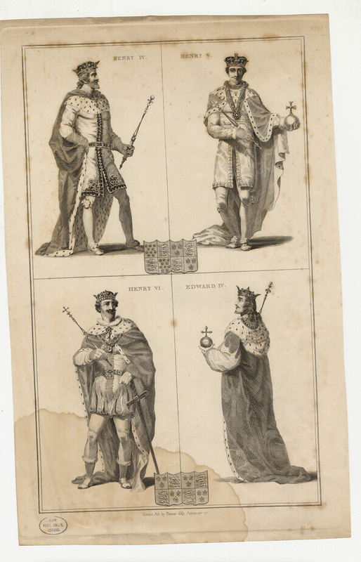 Portraits of Henry IV, Henry V, Henry VI and Edward IV