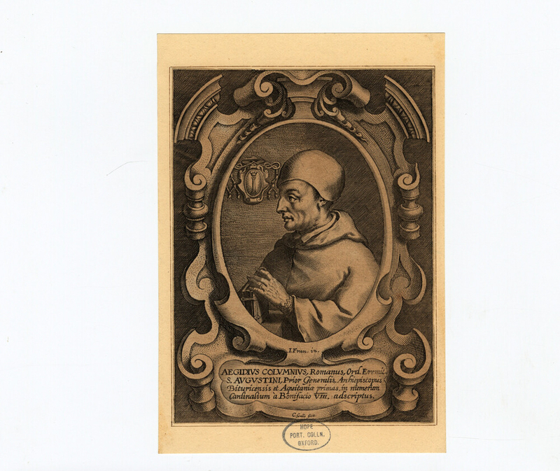 Portrait of Cardinal Aegidius Colonna