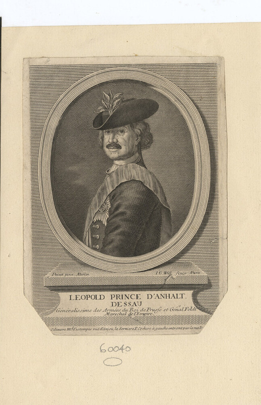 Portrait of Leopold Anhalt-Dessau
