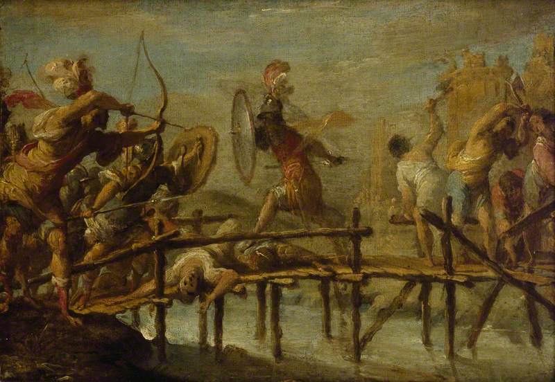 Horatius Cocles defending the Bridge