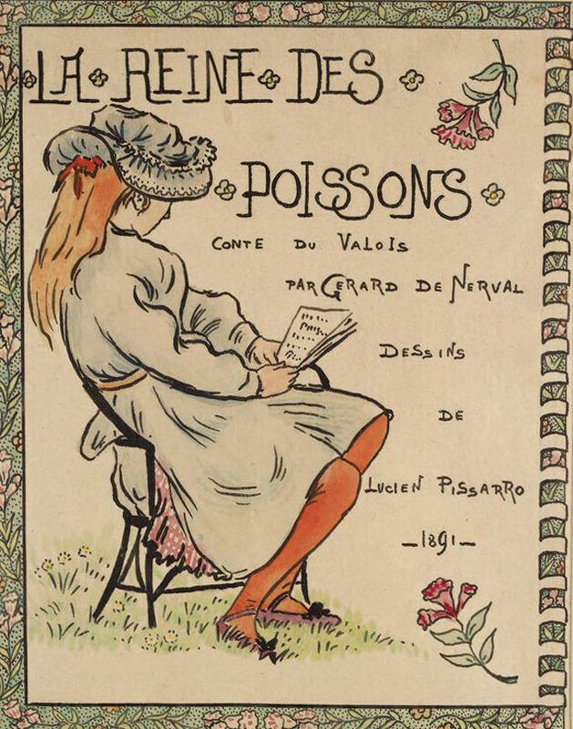 Title page with lettering for 'La Reine des Poissons'