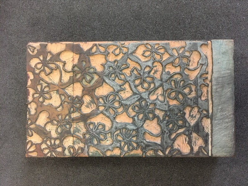 Woodblocks for Flower and Leaf cover design