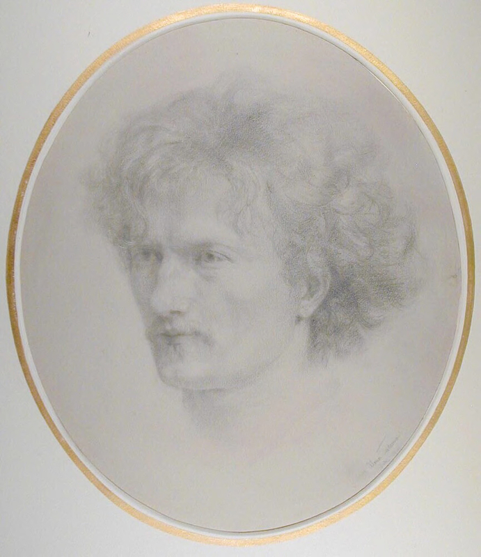 Portrait study of Ignace-Jean Paderewski