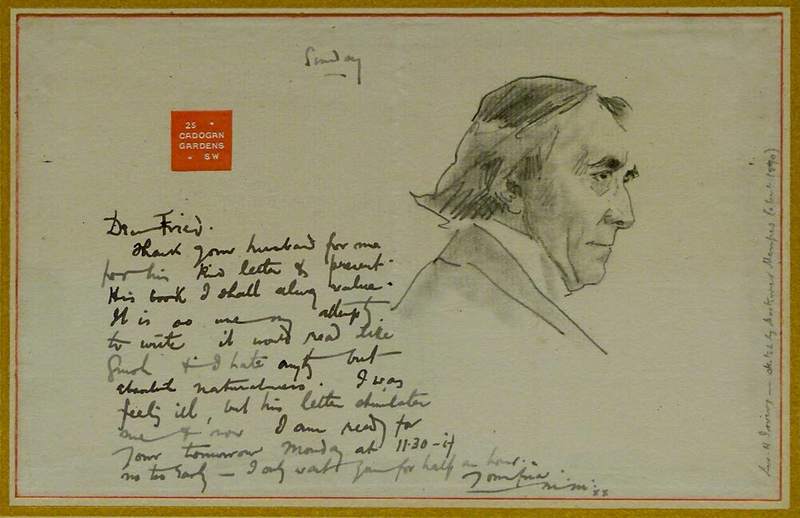 Portrait of Sir Henry Irving