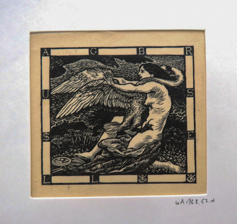 Bookplate for A.G.B. Russell