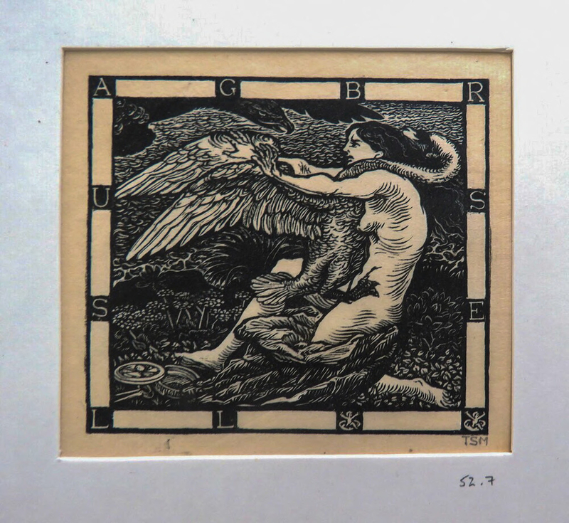 Bookplate for A.G.B. Russell