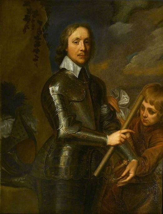 Oliver Cromwell (1599–1658), Wearing Armour, with his Page