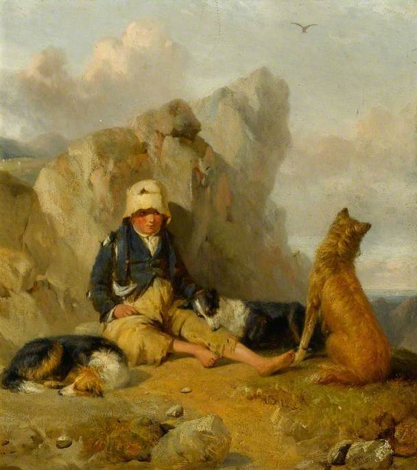 The Shepherd Boy with His Dogs