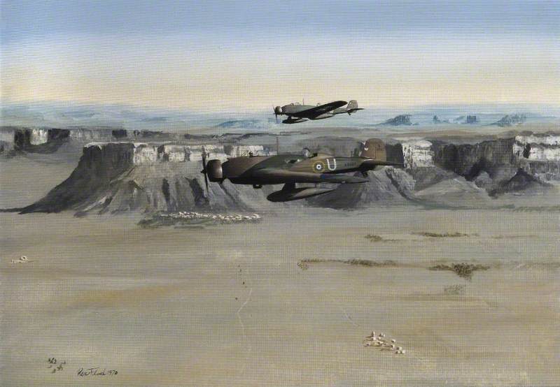 Vickers Wellesleys of No. 14 Squadron over Transjordan, 1939
