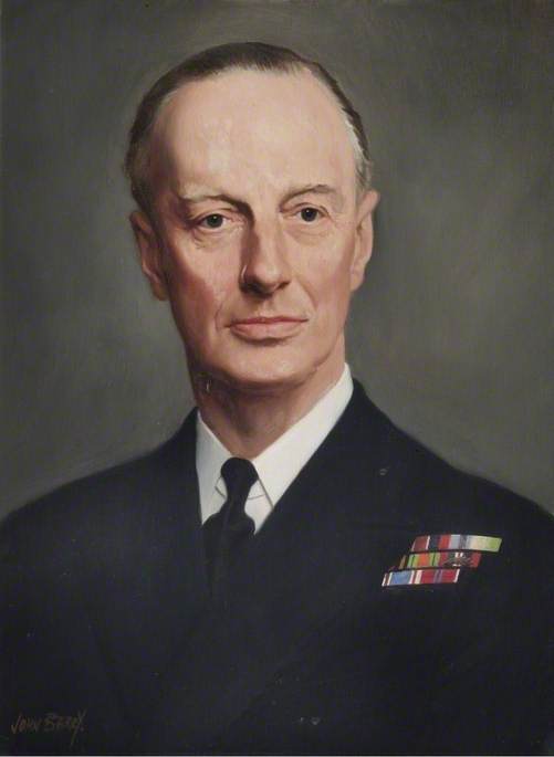 Rear Admiral W. K. Edden (1905–1989), OBE, Commandant (1953–1956)
