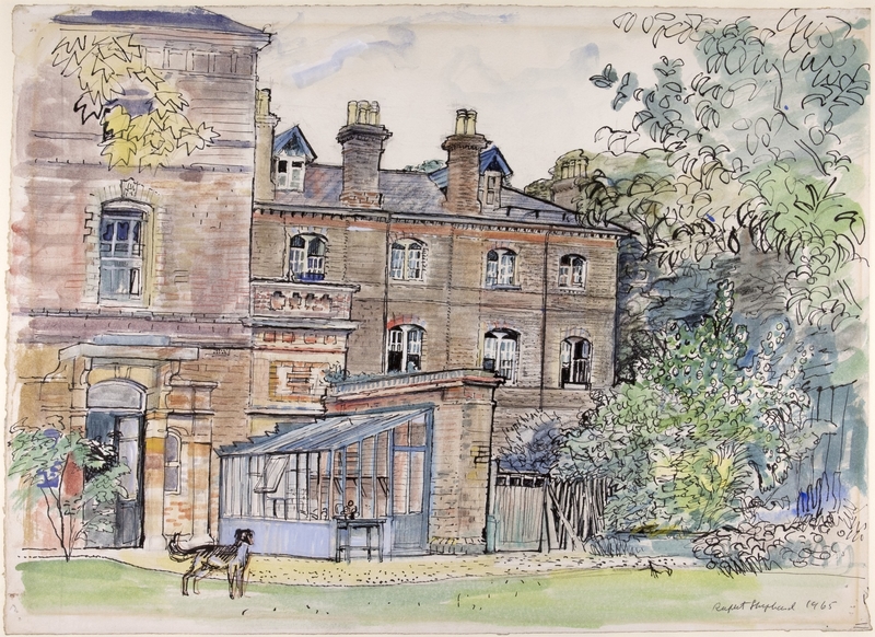 A View of Warre House Before the Fire