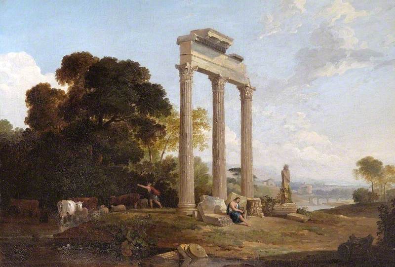 Columns in an Italianate Landscape