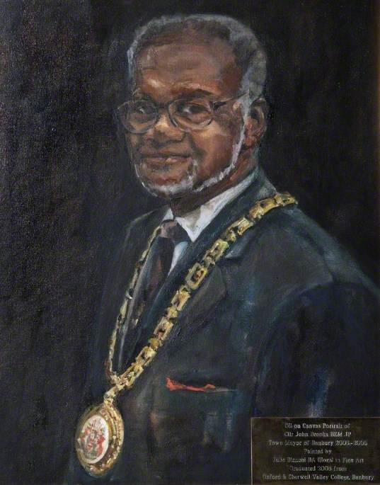 Councillor John Brooks (b.1935), BEM, JP, Town Mayor of Banbury (2005–2006)