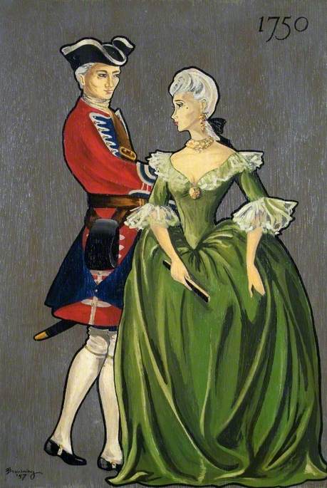 Soldier and Lady of 1750