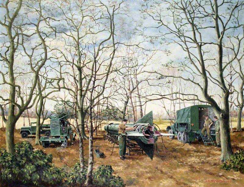 Soldiers in a Wooded Landscape