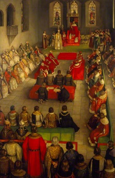 The Parliament of Henry VI at Reading Abbey, 1453