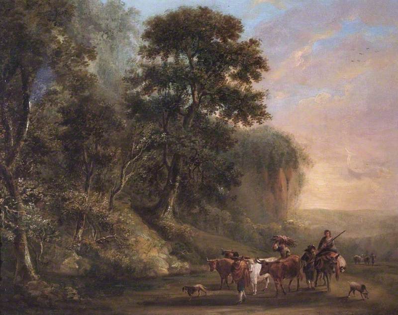 Landscape with Peasants and Cattle