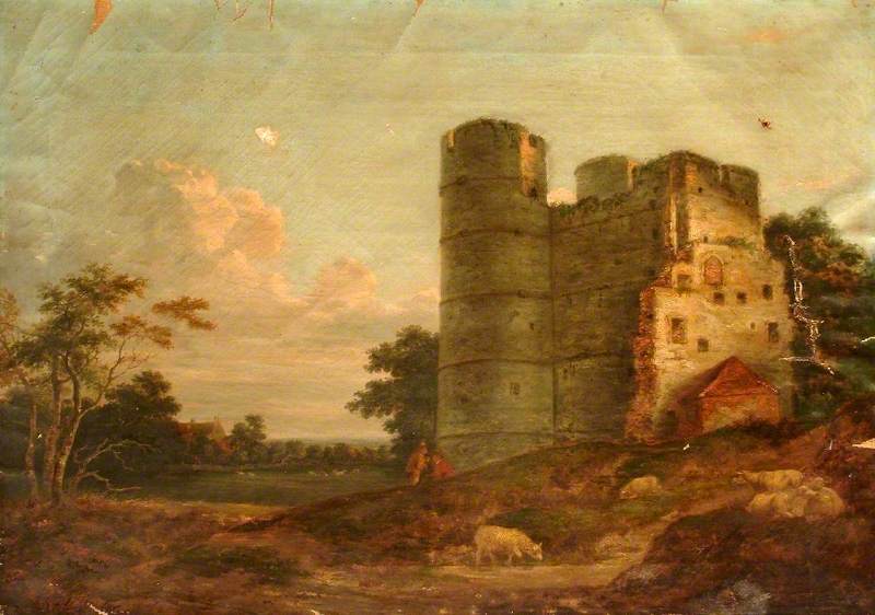 North West View of Donnington Castle, Berkshire