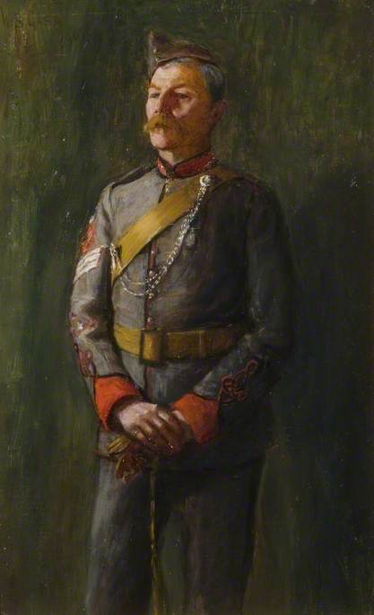 Colour Sergeant W. T. Wright in Volunteer Uniform