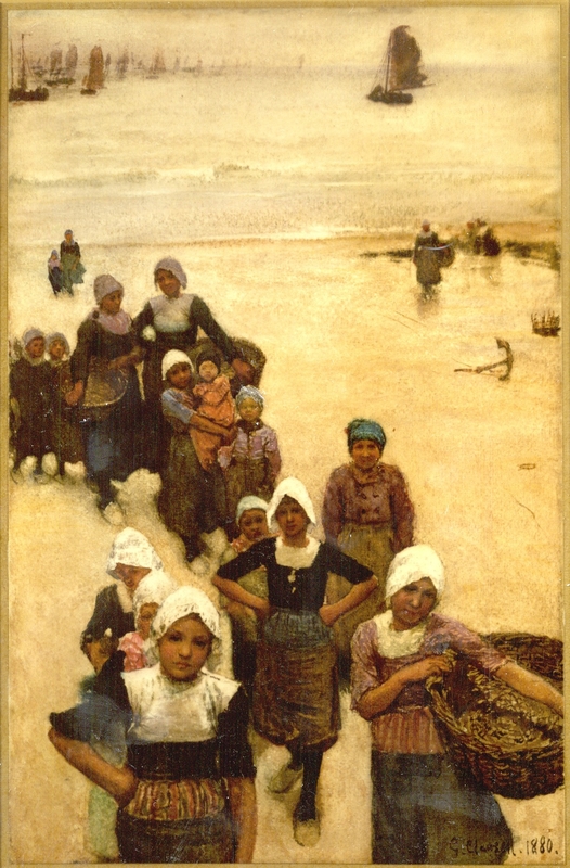 Fisher Girls on Beach