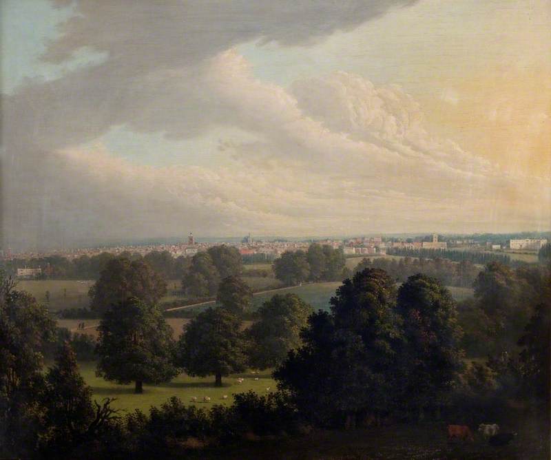 View of Northampton from Hunsbury Hill