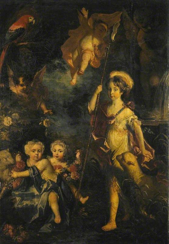 Jemima, Armine and Elizabeth, daughters of Thomas, 2nd Lord Crewe of Stene