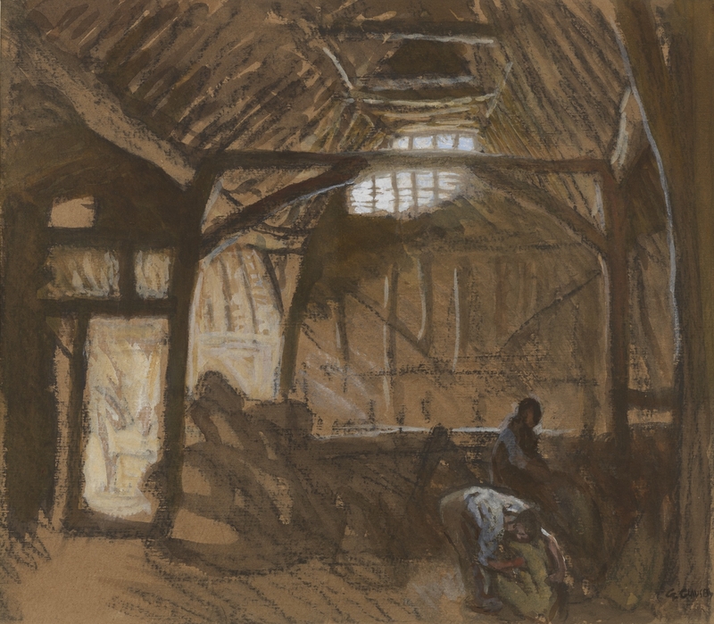 Interior of a Barn