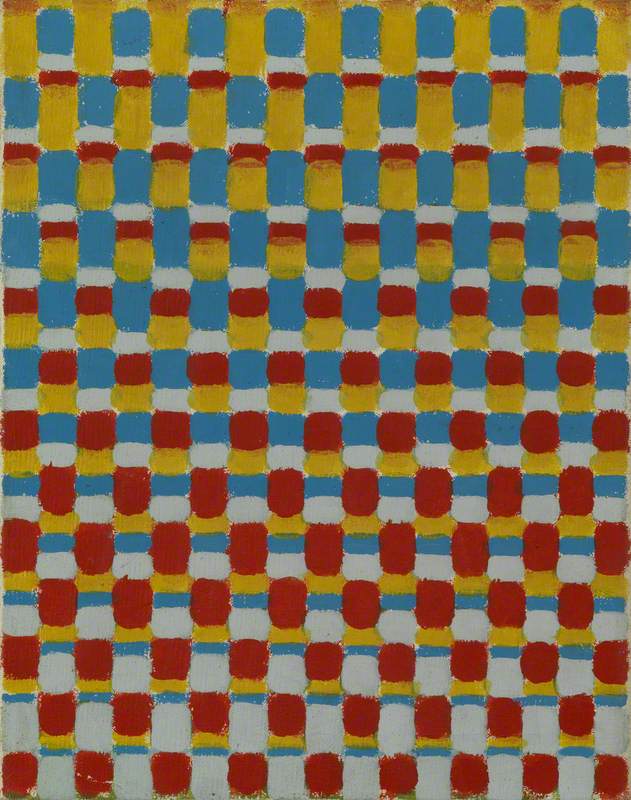 Movement with Red, Yellow, Blue and Grey