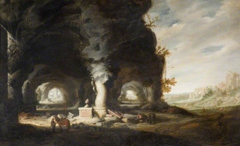 A Grotto in an Imaginary Landscape