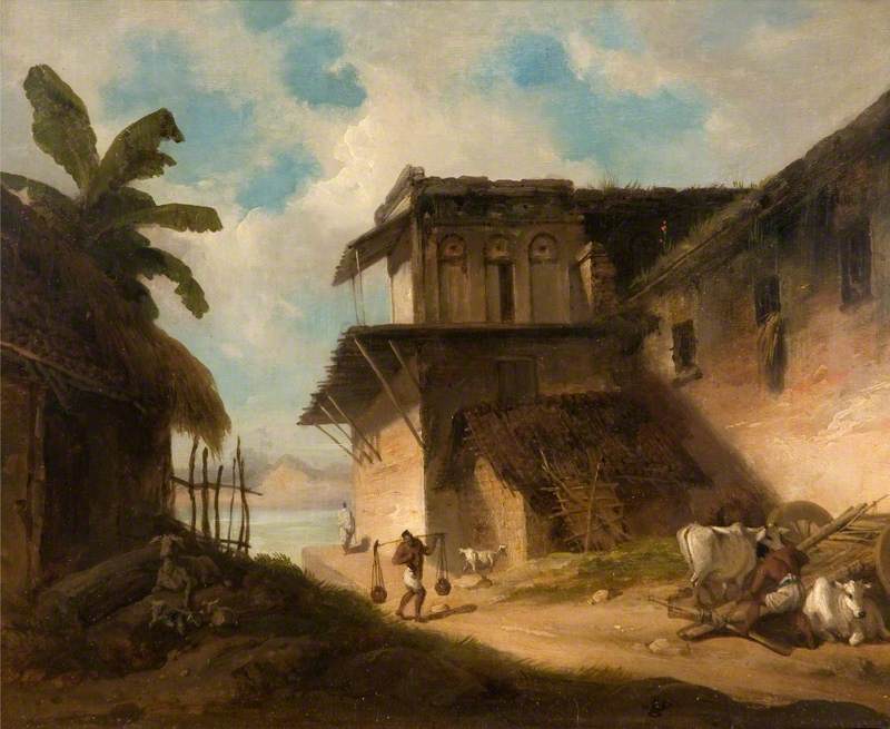 Bengal Village Scene