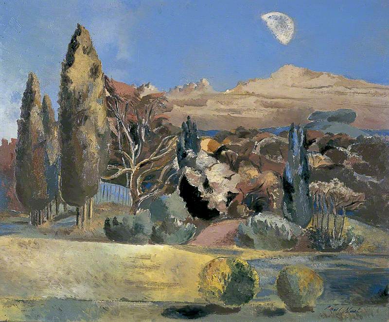 Landscape of the Moon's First Quarter