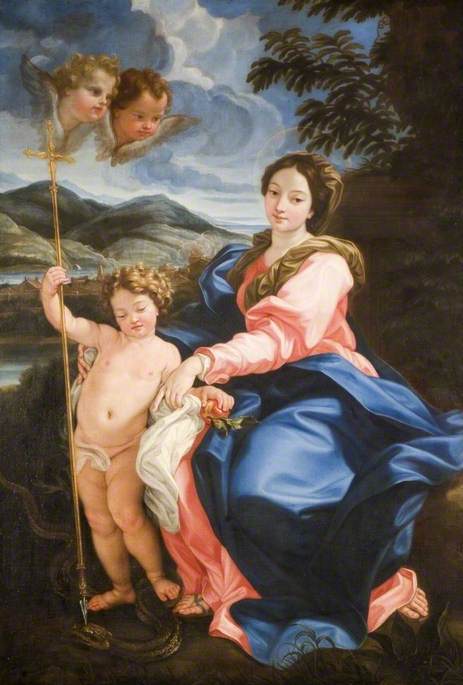 The Virgin and Child Piercing the Head of the Serpent