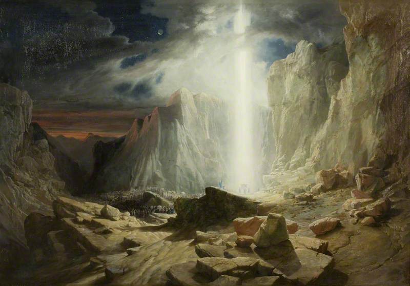 The Israelites Passing through the Wilderness, Preceded by the Pillar of Light