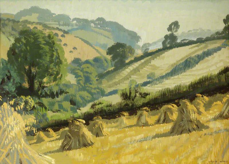 Landscape with Cornfield