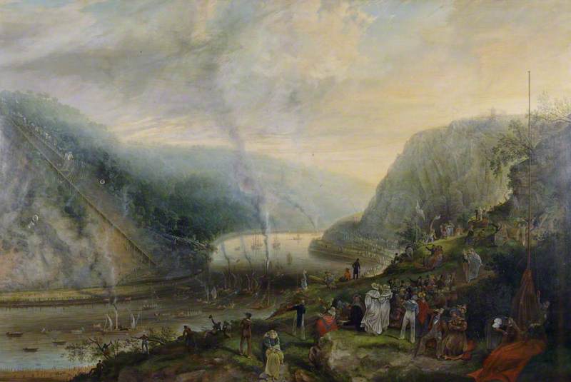 The Ceremony of Laying the Foundation Stone of the Clifton Suspension Bridge, 1836