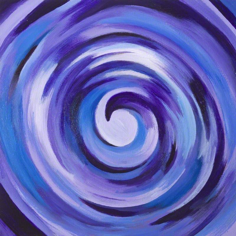 Purple Abstract, No. 1