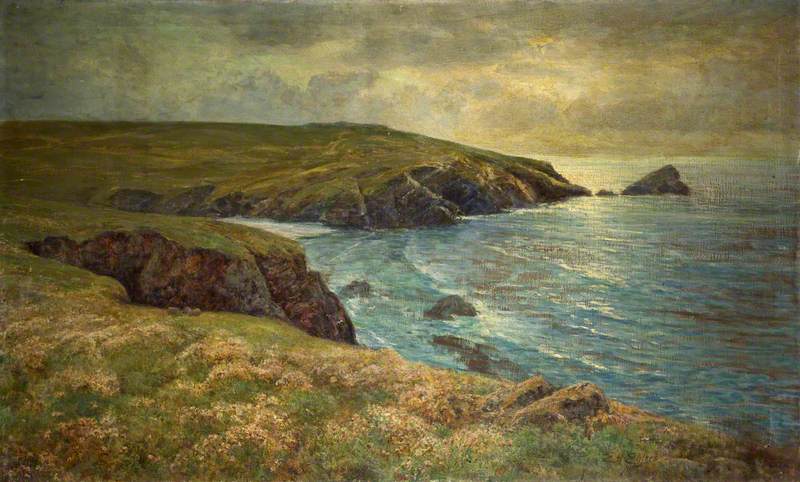 Sea Pinks, Porth Joke, Cornwall, May 1898