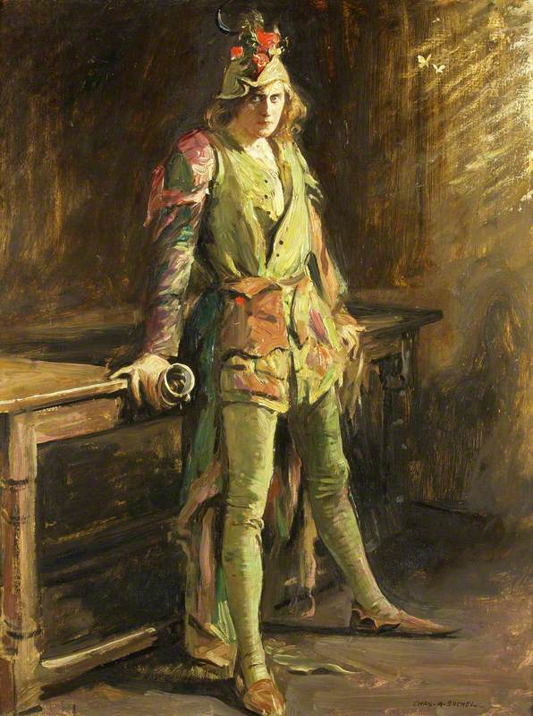 Herbert Beerbohm Tree as Gringoire in 'The Ballad Monger'