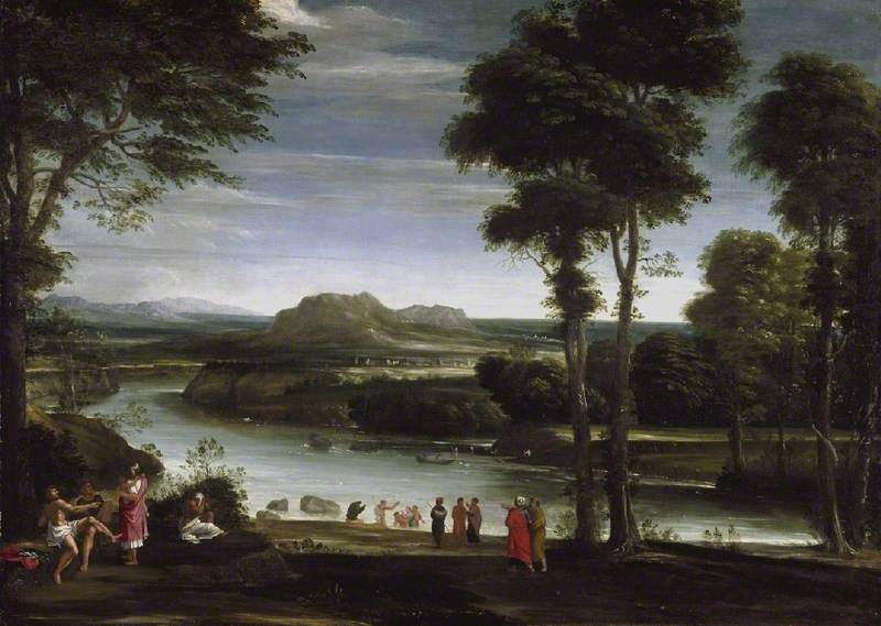 Landscape with Saint John Baptising
