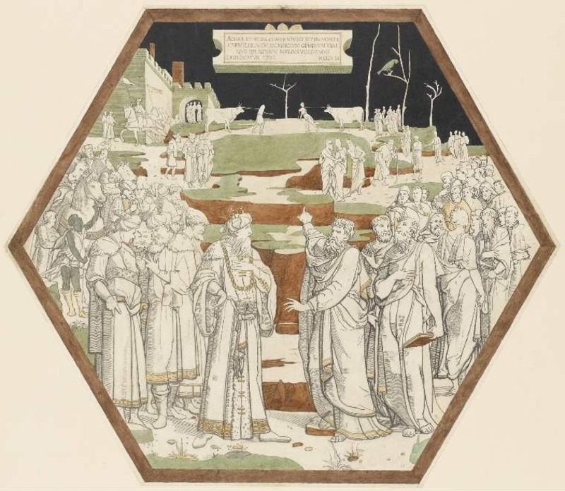 The pact between Elijah and Ahab