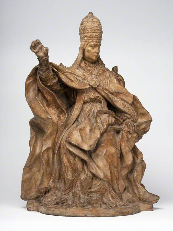 Model for the Statue of Pope Pius II (1405–1464) in Siena Cathedral