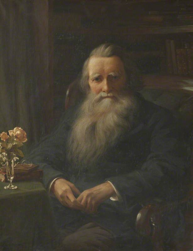 John Ruskin (1819–1900), in His Study at Brantwood