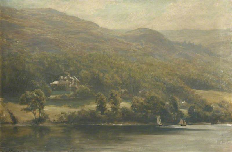 Brantwood from the Lake
