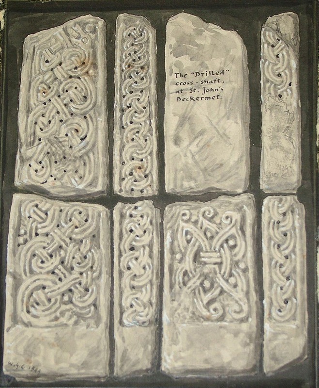 Fragments D and E; The 'Drilled' Shaft, St John's, Beckermet
