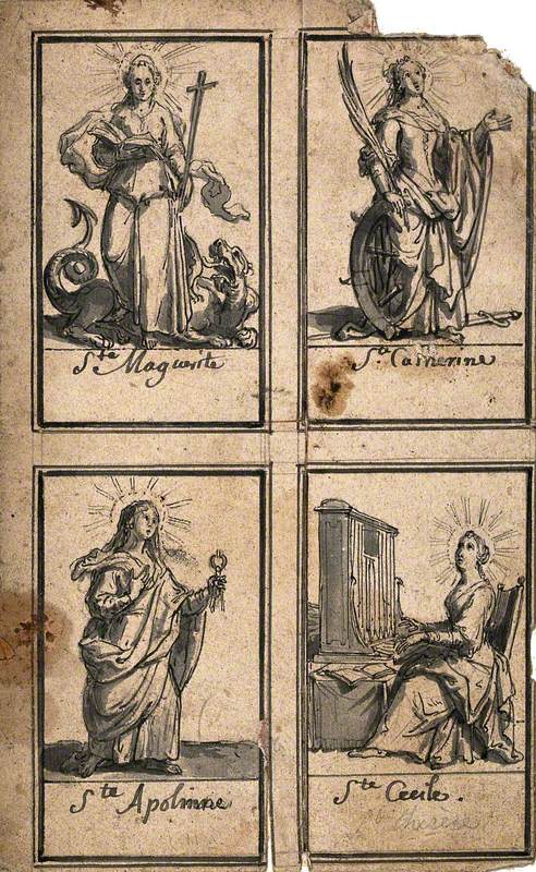 Saint Apollonia, Saint Margaret, Saint Catherine of Alexandria and Saint Cecilia
