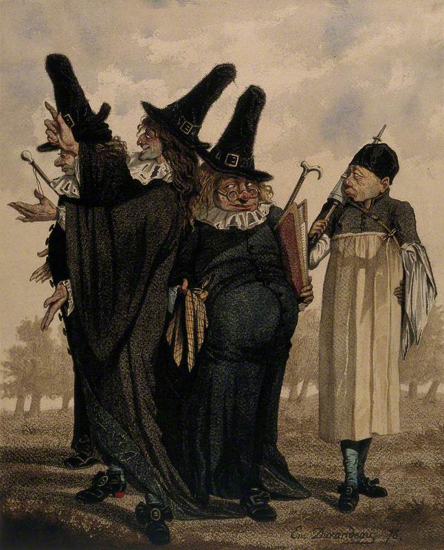 Three Seventeenth Century Physicians with an Assistant Who Carries a Large Clyster