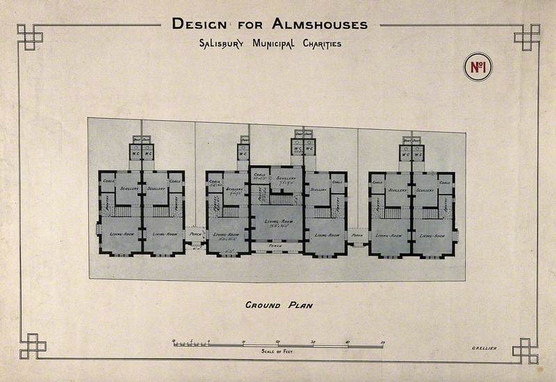 Almshouse, Salisbury: Floor Plan