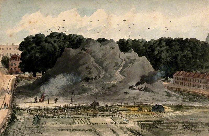 King's Cross, London: The Great-Dust Heap, Next to Battle Bridge and the Smallpox Hospital